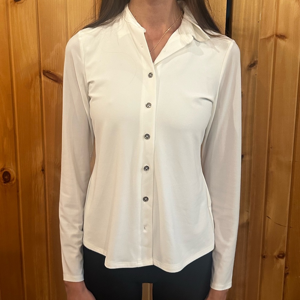 Tommy Hilfiger White Dress Shirt (XS)